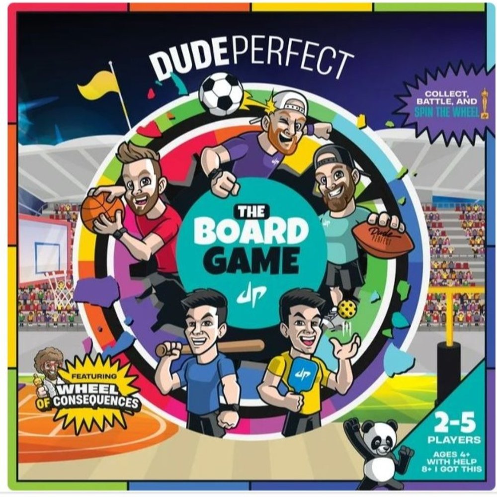 Factory Sealed Dude Perfect The Board Game: Skills & Action Game, for All Ages
